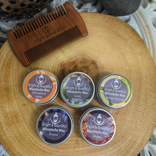 Beardiful Moustache Wax - Strong Hold and Styling 15ml