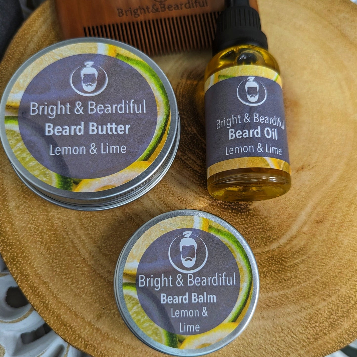 The Beardiful Ultra Combo - Beard Butter 60ml, Beard Oil 30ml, Beard Balm 30ml