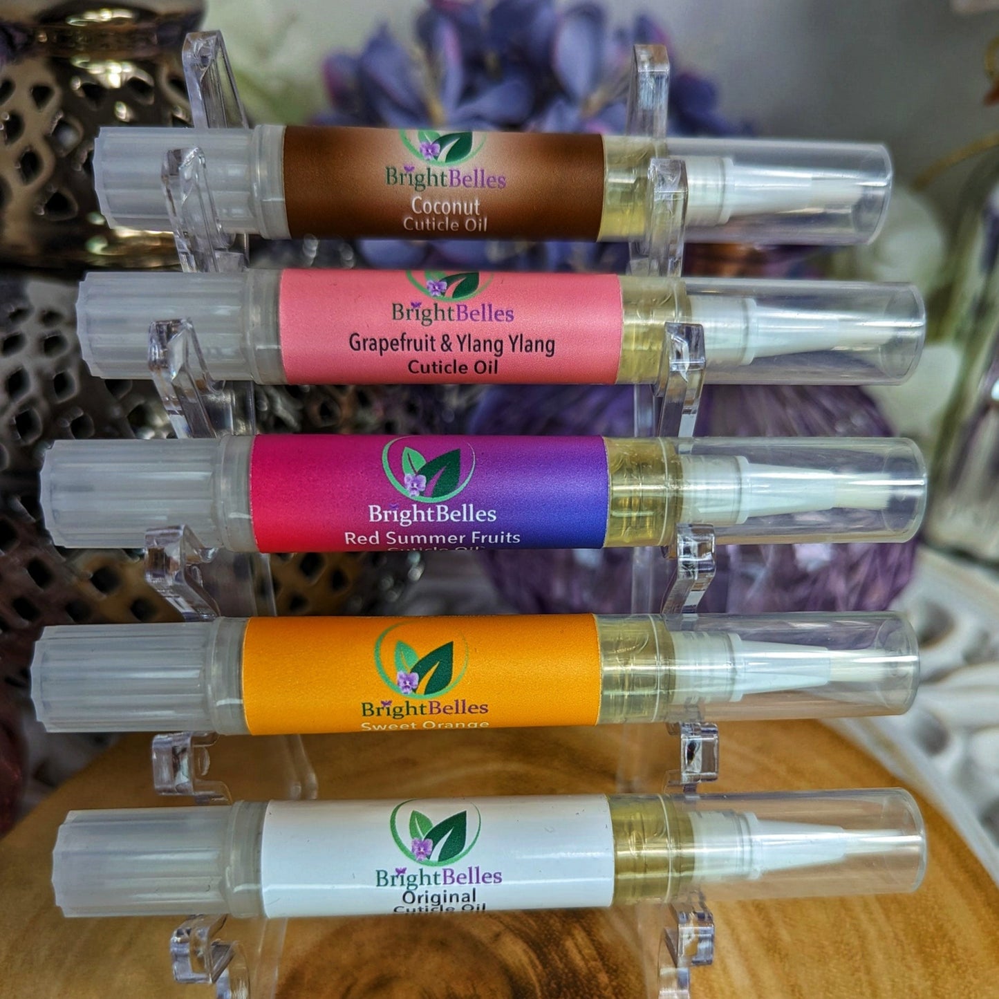Bright Belles - Cuticle Oil Pen - The Full Set - All 5 Fragrances